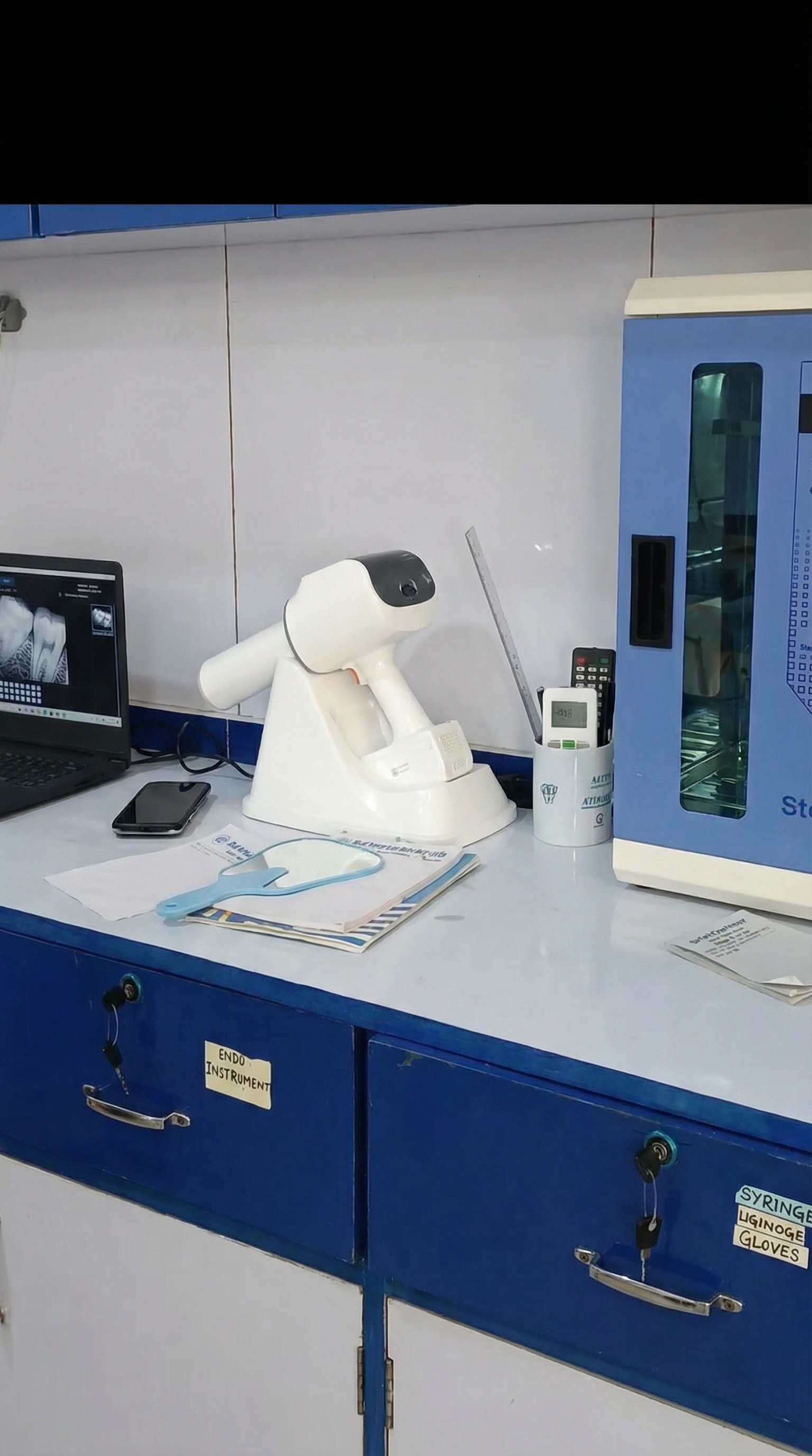 Advanced dental x-ray equipment at best dental clinic Dhangadhi